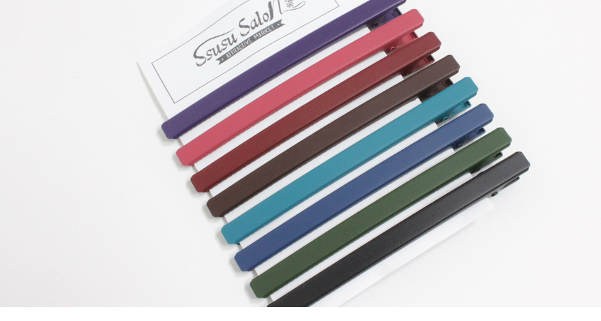 Matte Color Date Hair Clip Pin Pin Bang Fixing Pin