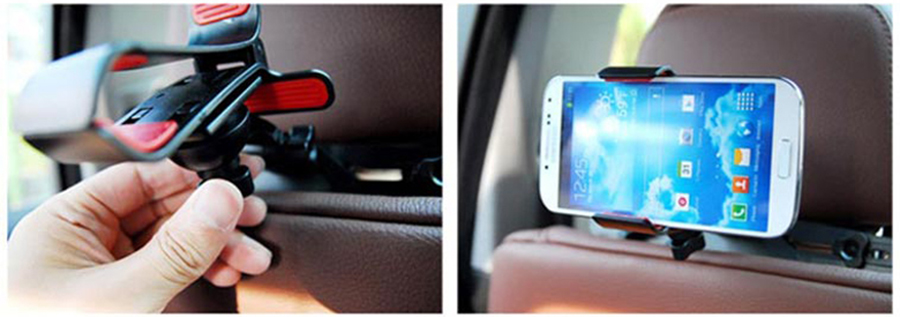 NEW MOBILE PHONE HOLDER Car head rest cushion For 