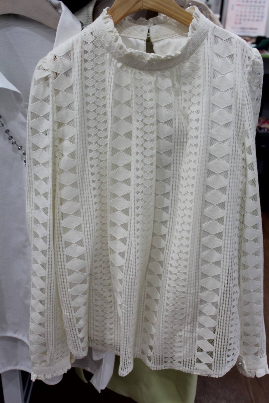 NEW FASHION LADY GIRL Blouse Autumn Blouse White B