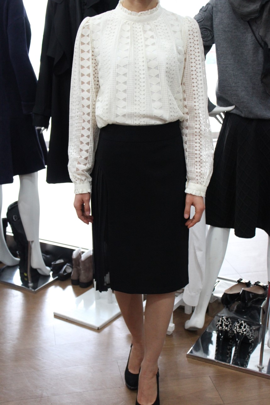 NEW FASHION LADY GIRL Blouse Autumn Blouse White B