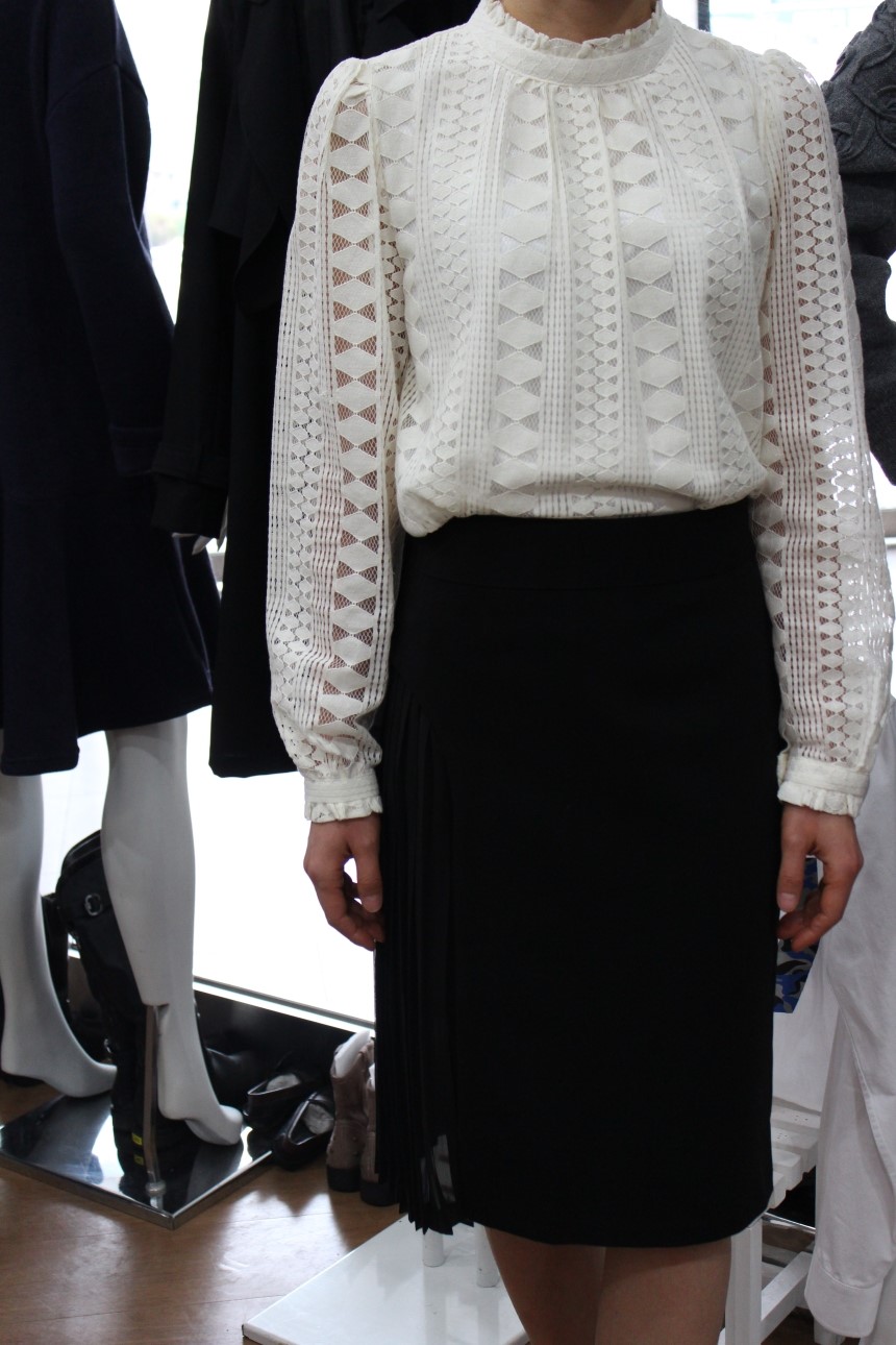 NEW FASHION LADY GIRL Blouse Autumn Blouse White B