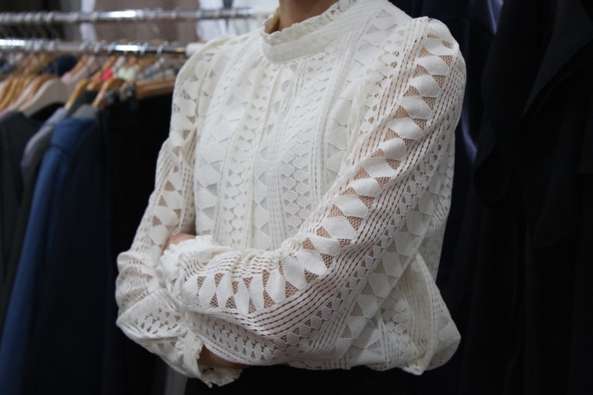 NEW FASHION LADY GIRL Blouse Autumn Blouse White B