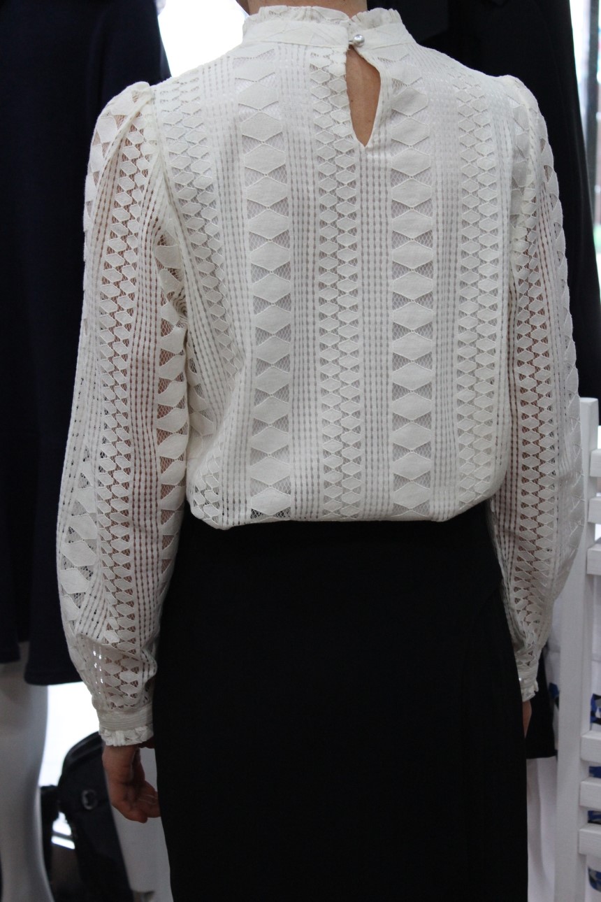 NEW FASHION LADY GIRL Blouse Autumn Blouse White B