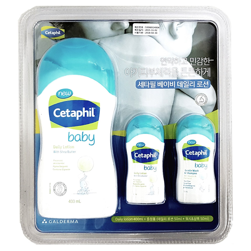 Cetaphil Baby Lotion 450ml + Shampoo 50mlX1 Costco