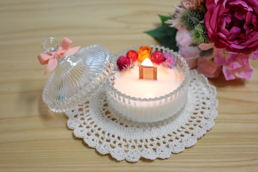 Merry Go Round Message Station Natural Soya Candle