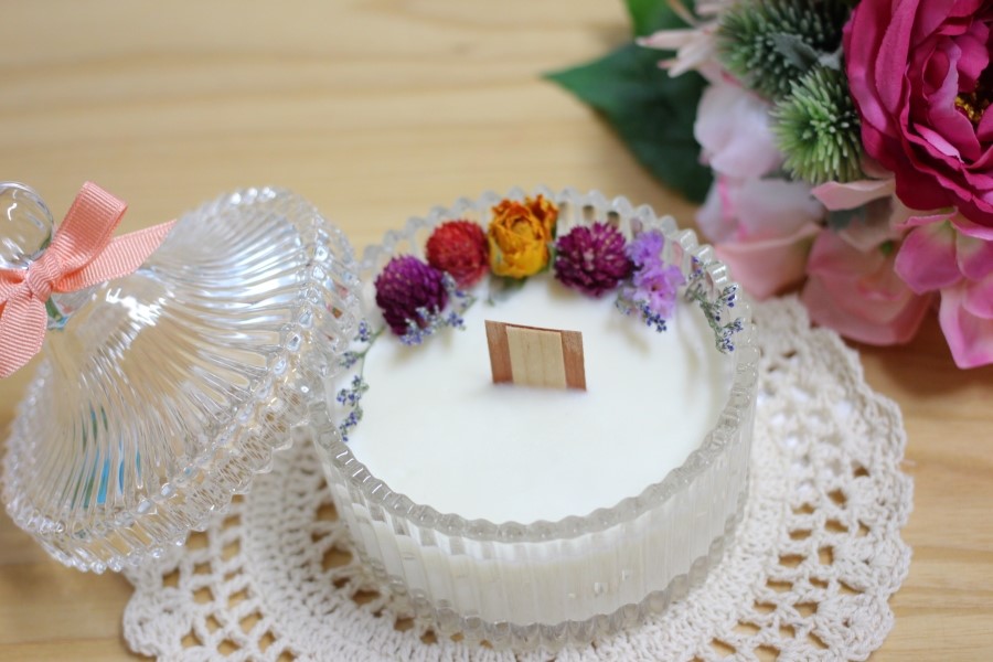 Merry Go Round Message Station Natural Soya Candle