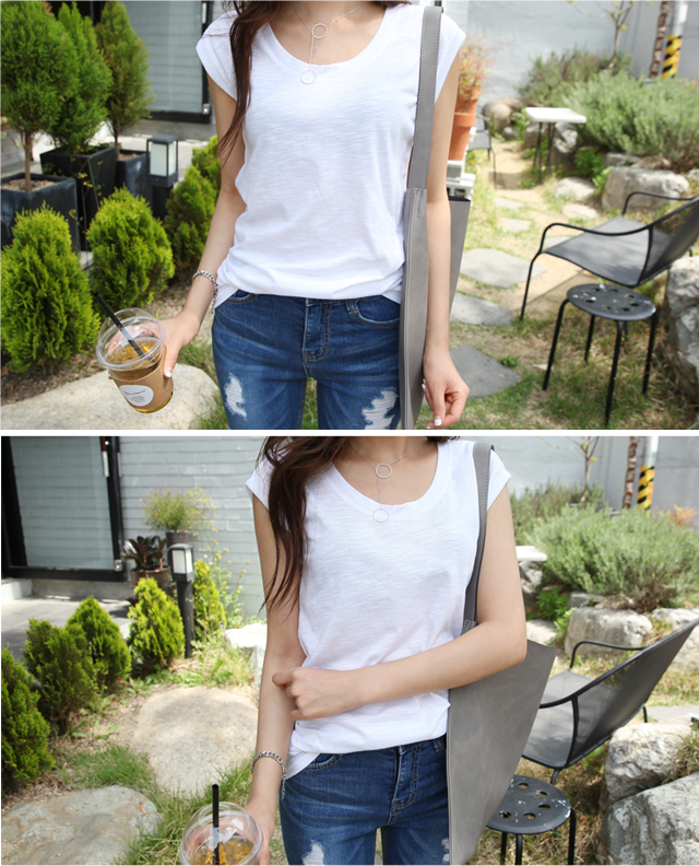 Shabetsu Slab Nashi Women Basic Basic Sty