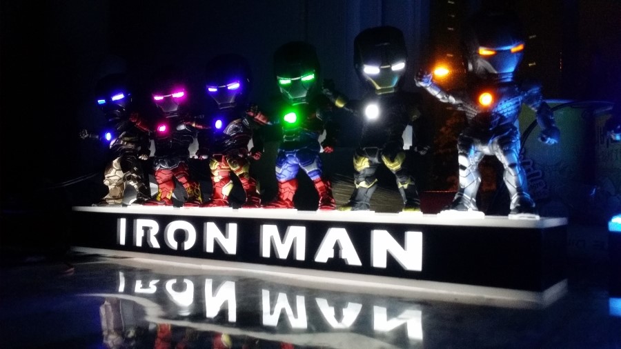 Iron man figure car high quality remodeling possib