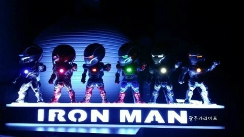 Iron man figure car high quality remodeling possib