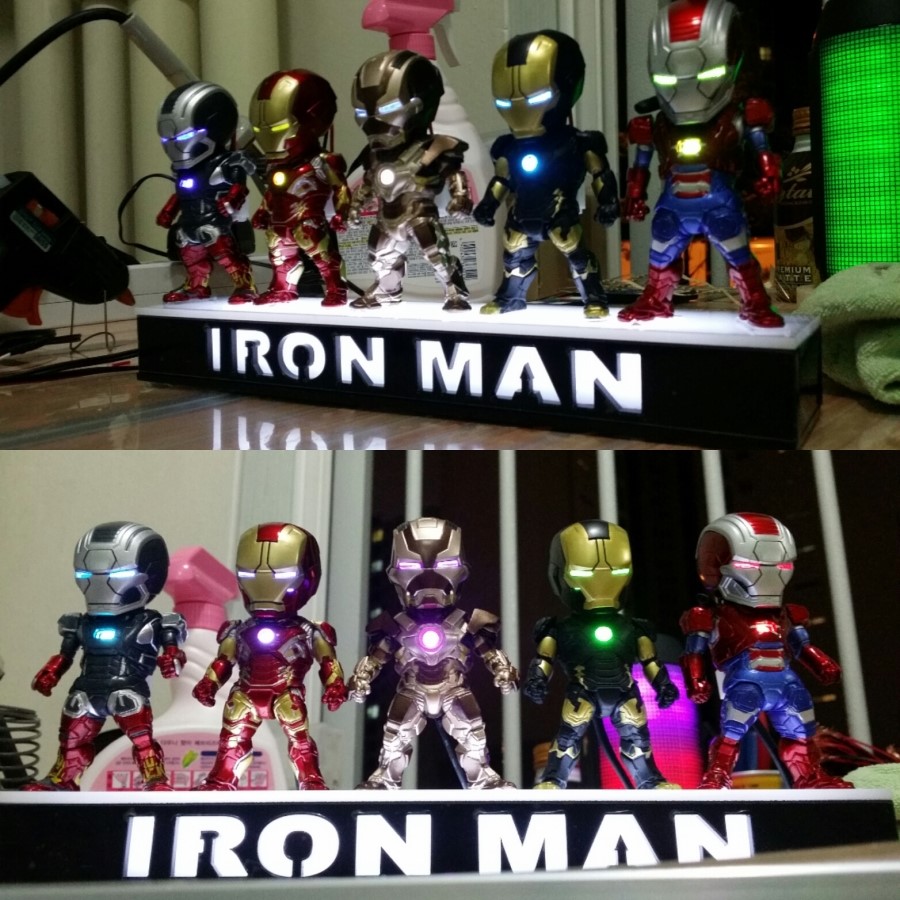 Iron man figure car high quality remodeling possib