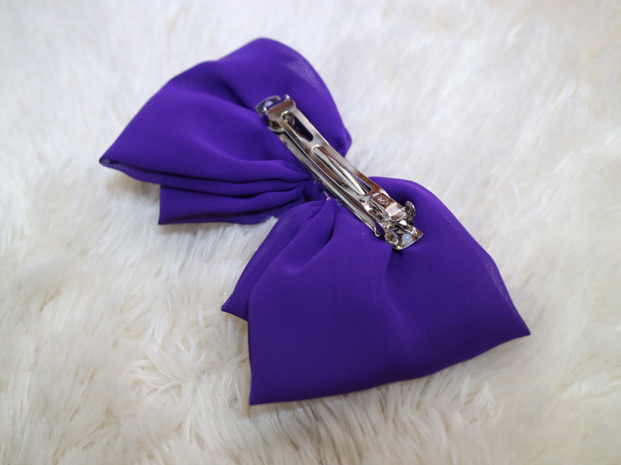 Romantic Chiffon Big Ribbon 10cm Pin Wing Pin