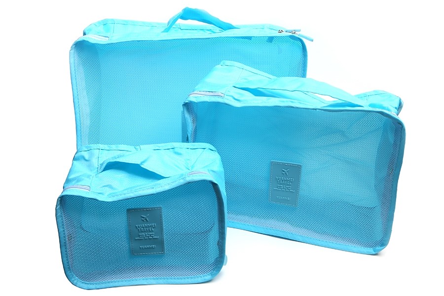 NEW TRAVEL STORAGE ORGANISER 6-piece set pouch for