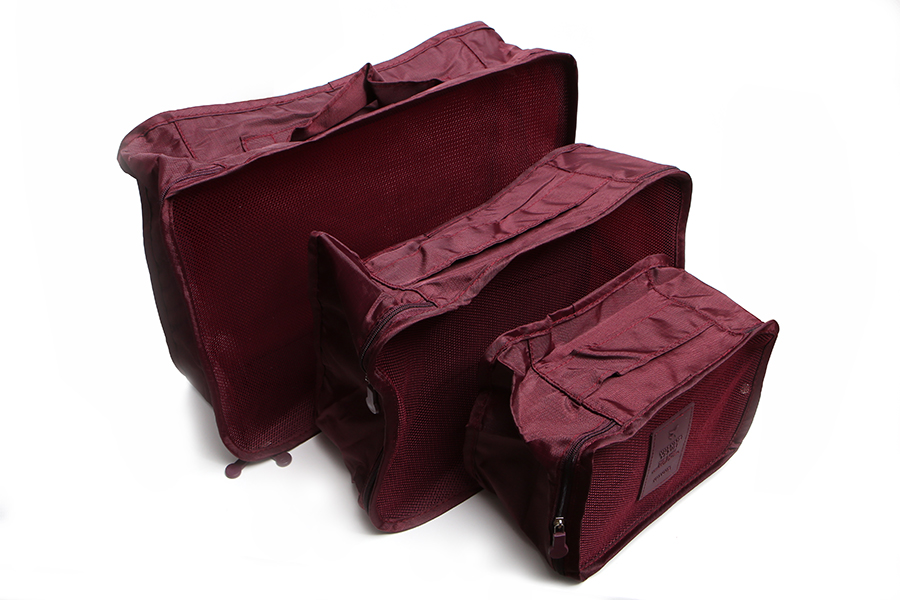 NEW TRAVEL STORAGE ORGANISER 6-piece set pouch for