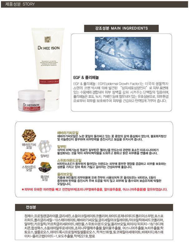 New Dr. Hadisson EGF Renewal Complex Cream Renew N