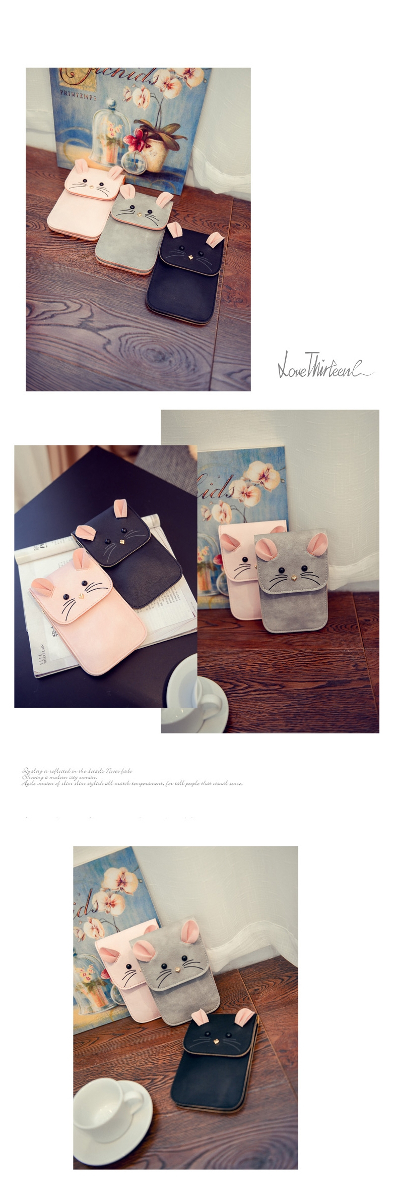 New Clown Cellphone Bag Cute Cross Mini 3Color Car