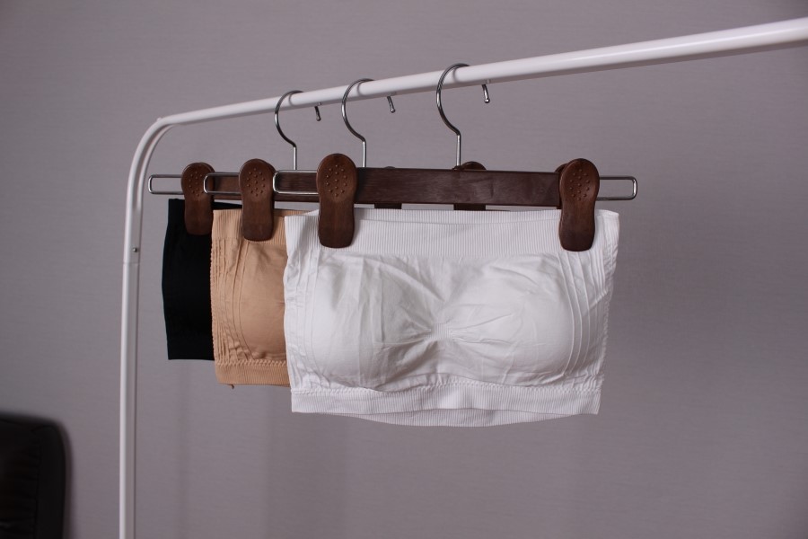 NEW NUBRA Off-shoulder strap-less bra top with sea