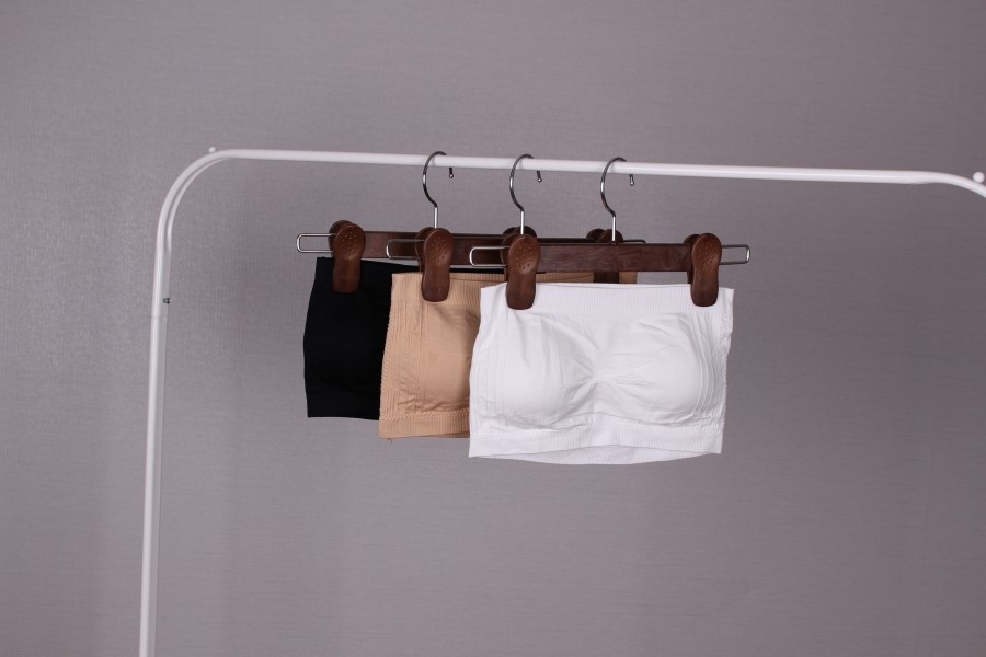 NEW NUBRA Off-shoulder strap-less bra top with sea