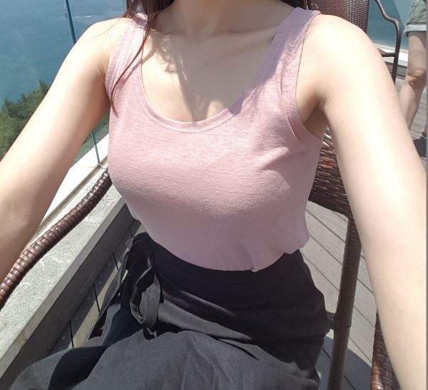 Free shipping basic linen nashi sleeveless inner r