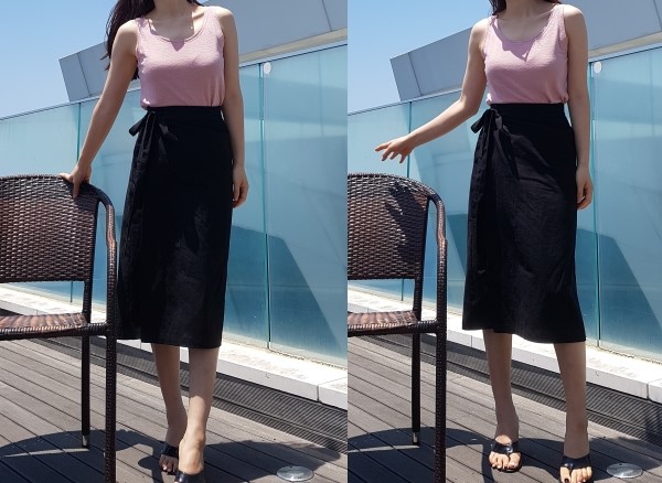 Free shipping basic linen nashi sleeveless inner r