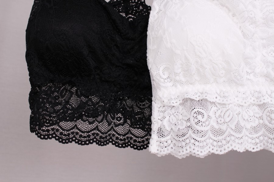 NEW NUBRA Off-shoulder strap-less bra top with sea