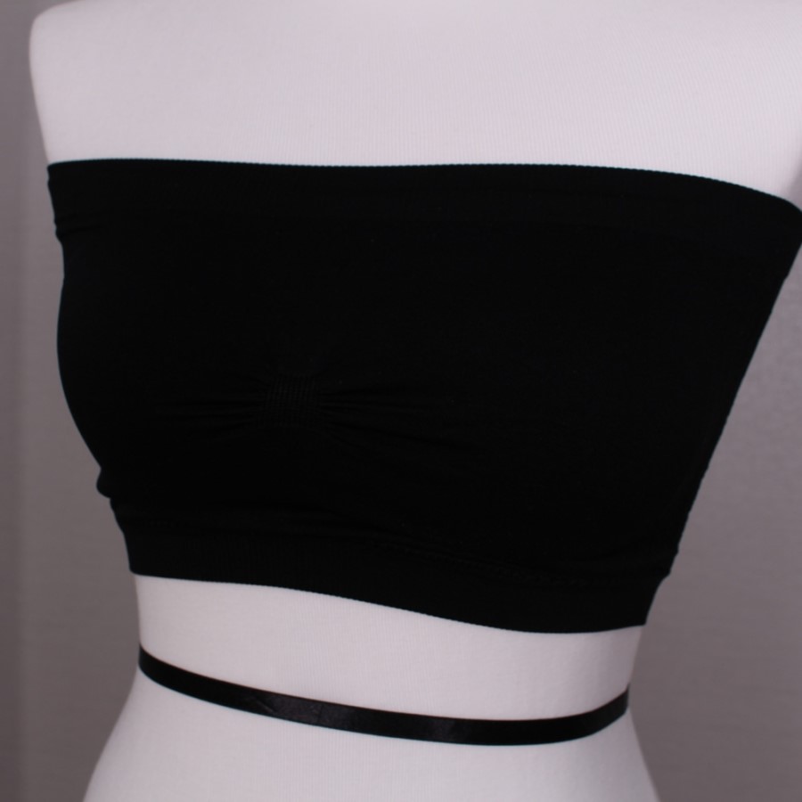 NEW NUBRA Off-shoulder strap-less bra top with sea