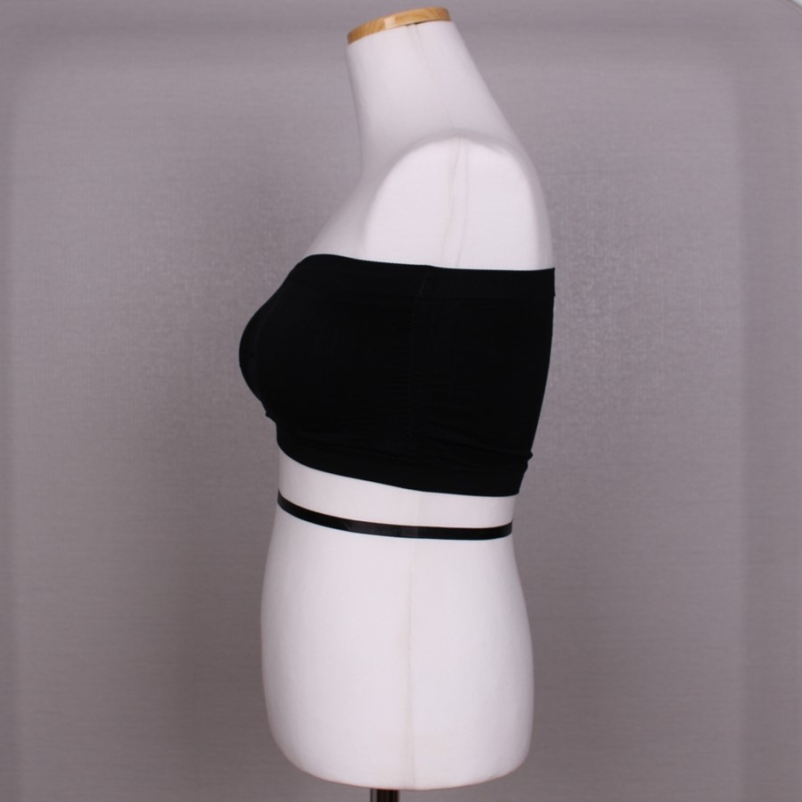 NEW NUBRA Off-shoulder strap-less bra top with sea