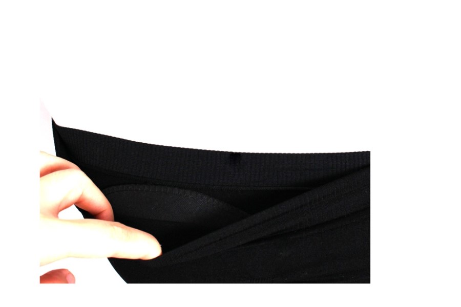 NEW NUBRA Off-shoulder strap-less bra top with sea