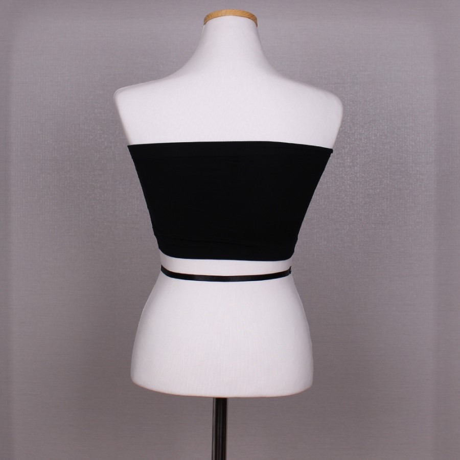 NEW NUBRA Off-shoulder strap-less bra top with sea