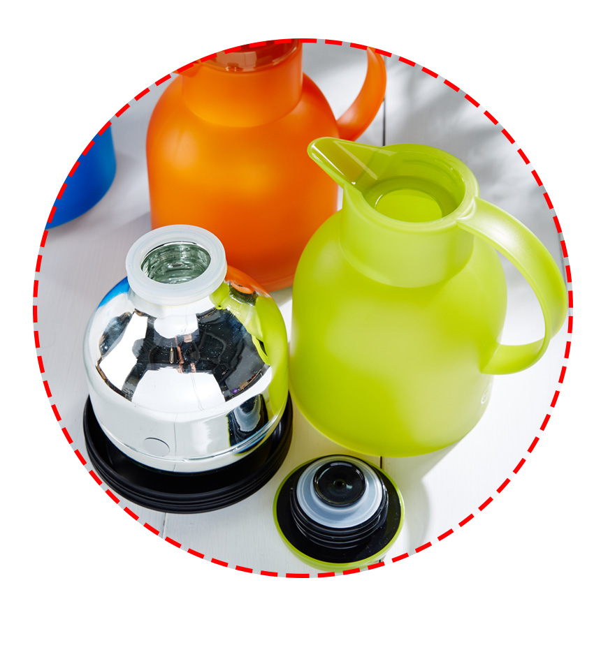 Penguin Port 1L Insulated Cooling Milk Kettle Glas