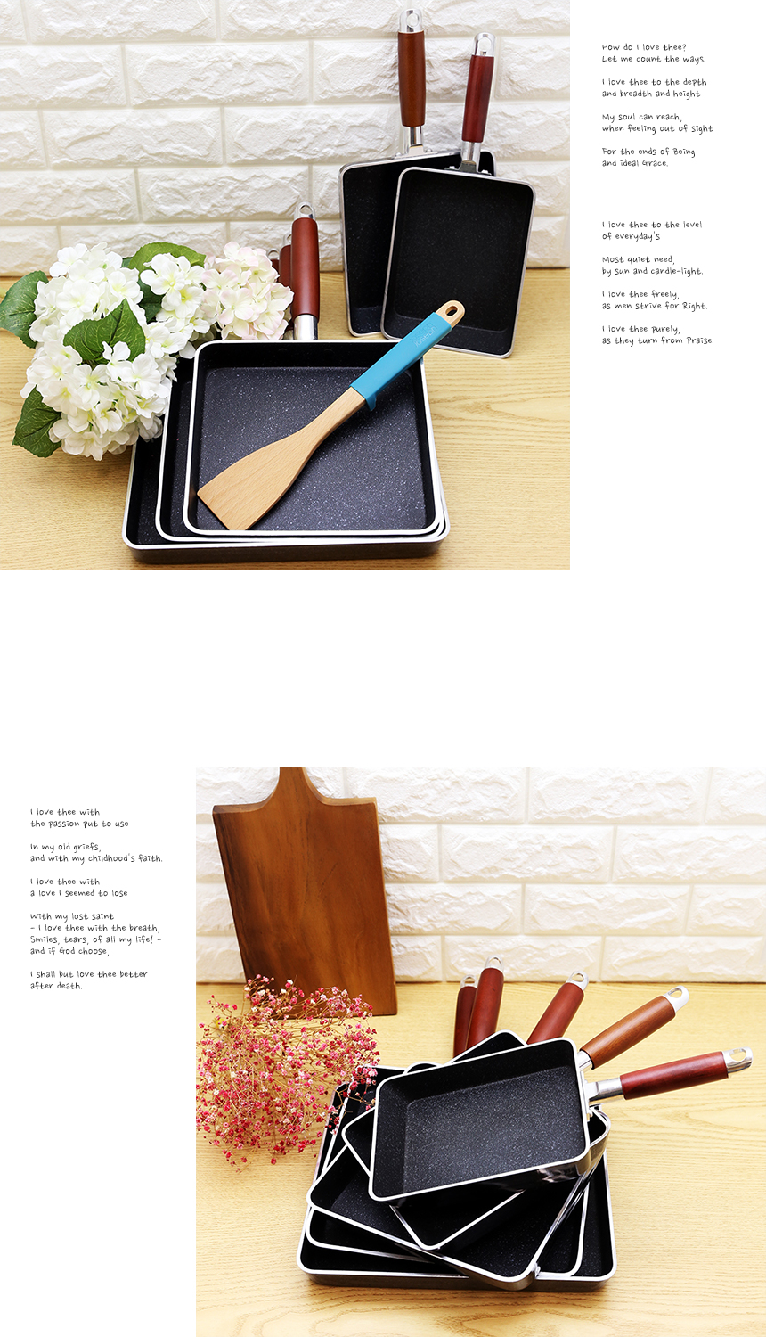 NEW FRYING PAN Five sizes of egg pan frying pan fo