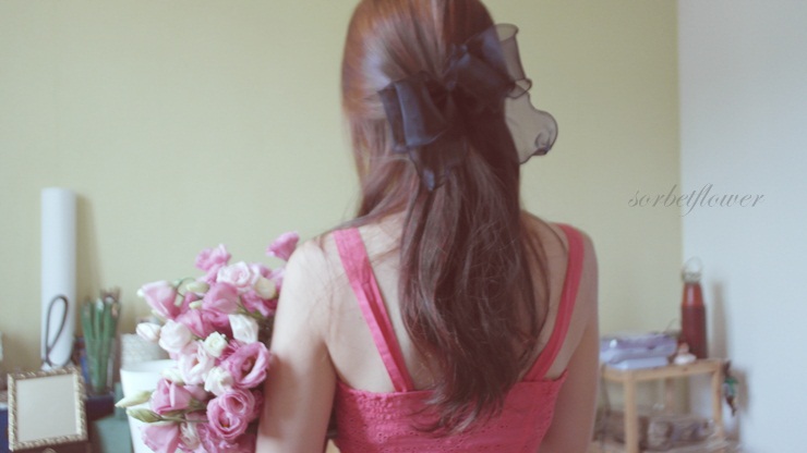 Hair Accessories Ribbon Hairpin Wang Pin Black Hai