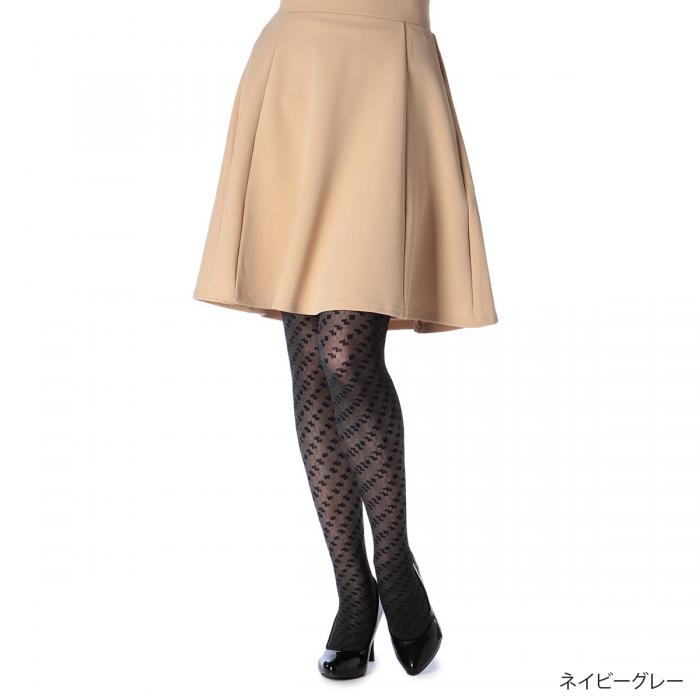 Patterned stockings Black panties Fashion shopping