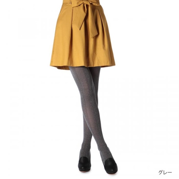 Cotton Lace Melange Pattern Tights Individuality D