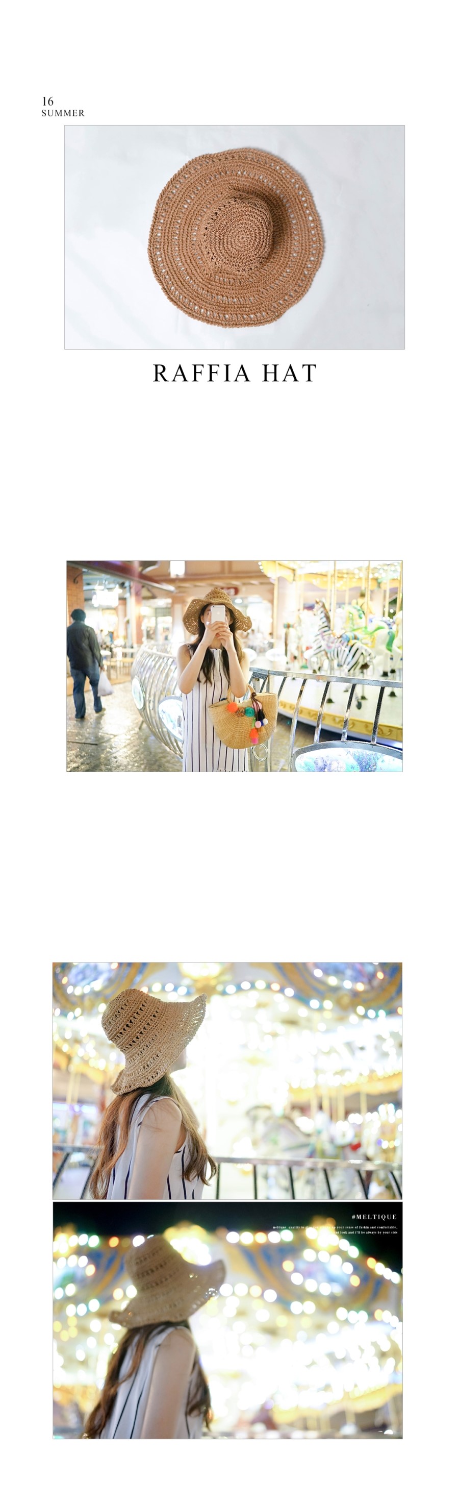 New Hat Raffia Hat Hat Hat Humbler Summer Straw Ho