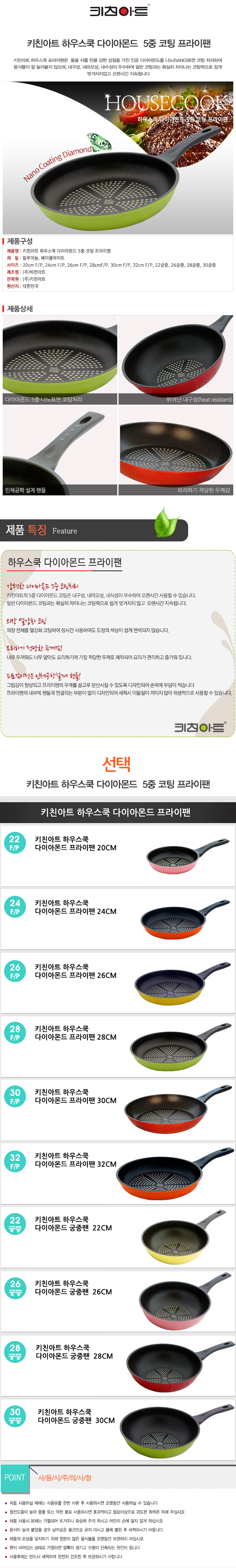 NEW FRYING PAN Kitchen Art New House Cook Frying p