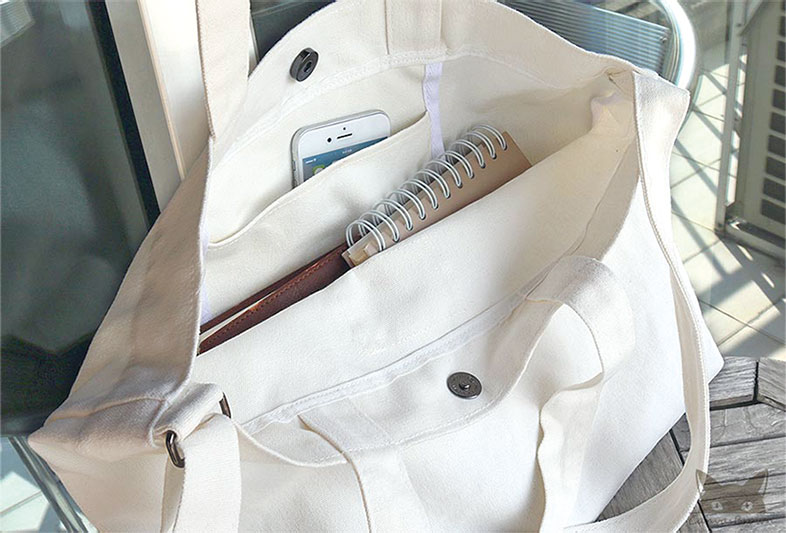 Plain Cross Eco Bag Cloth Bag Shoulder Canvas Brow