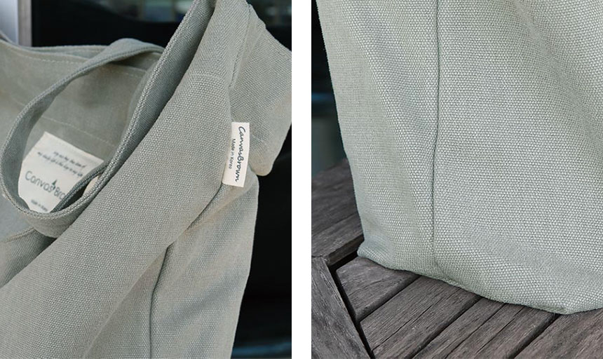 Plain Cross Eco Bag Cloth Bag Shoulder Canvas Brow