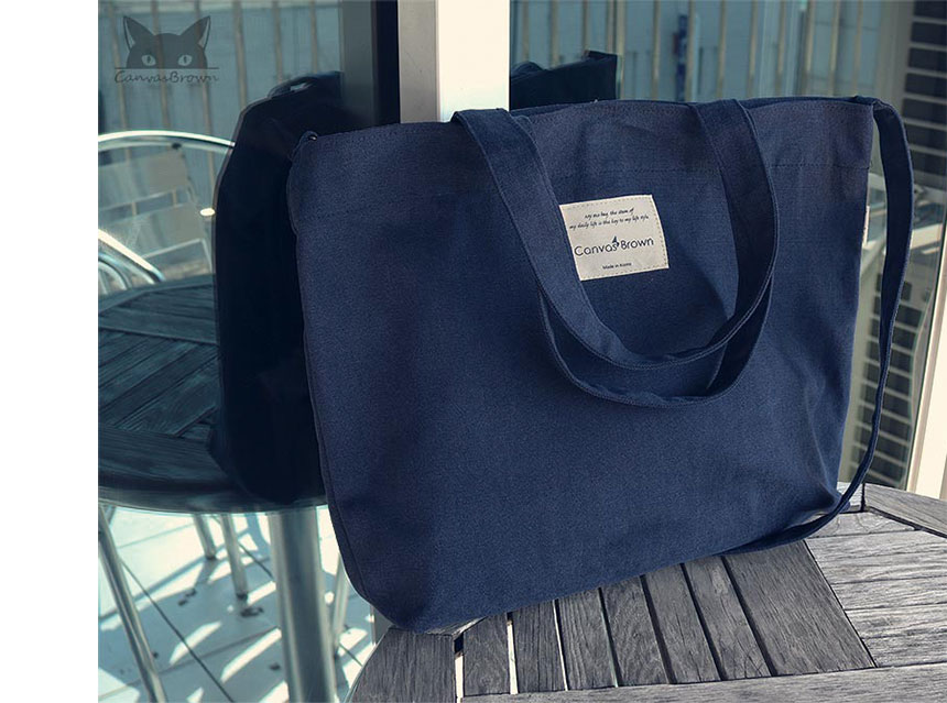 Plain Cross Eco Bag Cloth Bag Shoulder Canvas Brow