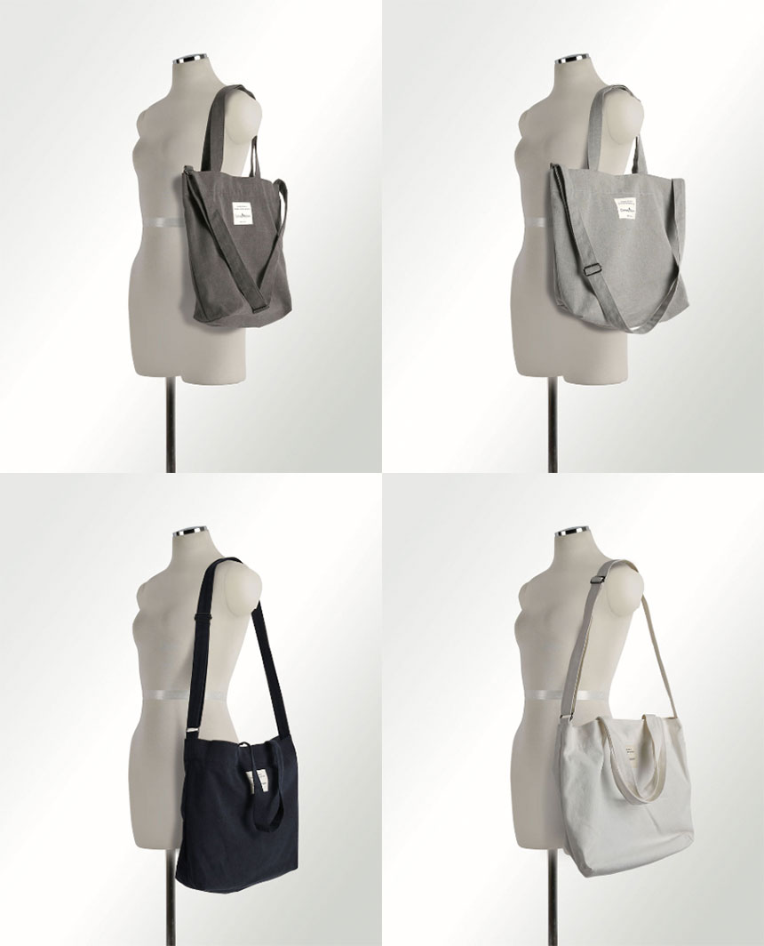 Plain Cross Eco Bag Cloth Bag Shoulder Canvas Brow