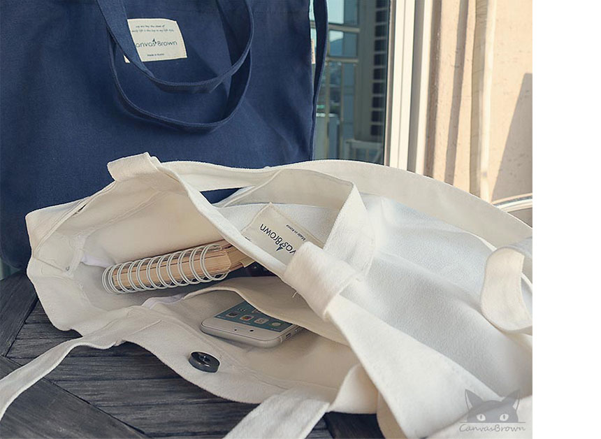 Plain Cross Eco Bag Cloth Bag Shoulder Canvas Brow