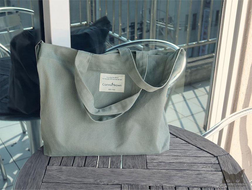 Plain Cross Eco Bag Cloth Bag Shoulder Canvas Brow