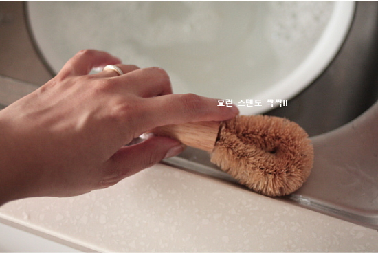 Scrubber Dish Washing Natural Palm Multipurpose Wo