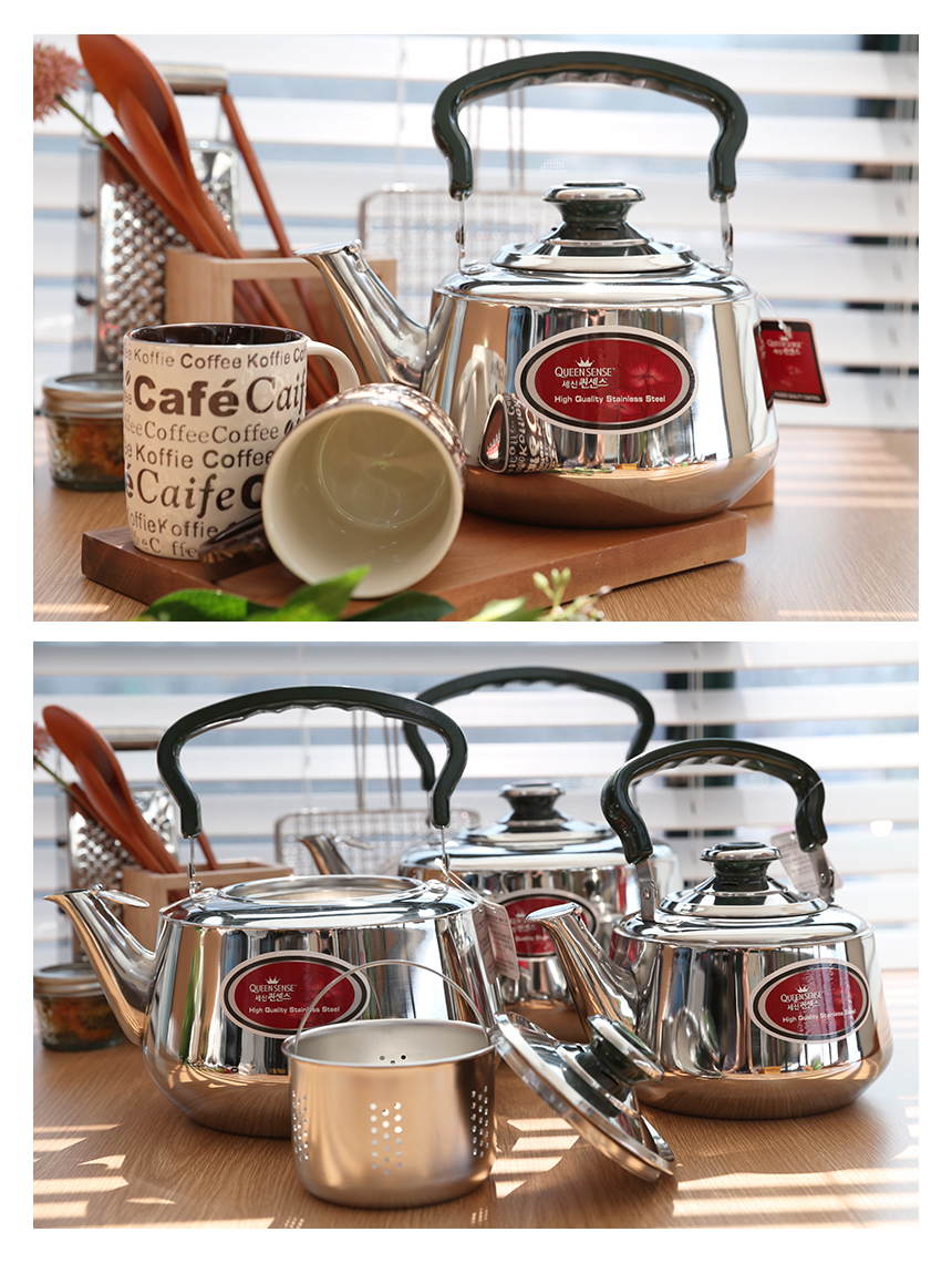 Queen Sense Tea Strawberry Stainless Steel Pot 3L 