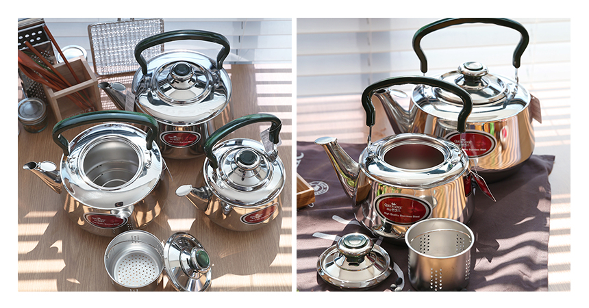 Queen Sense Tea Strawberry Stainless Steel Pot 3L 