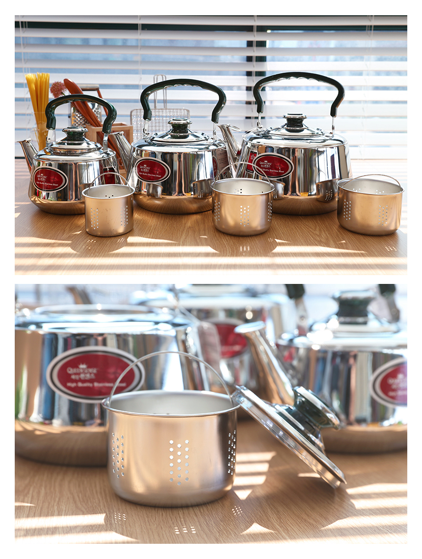 Queen Sense Tea Strawberry Stainless Steel Pot 3L 