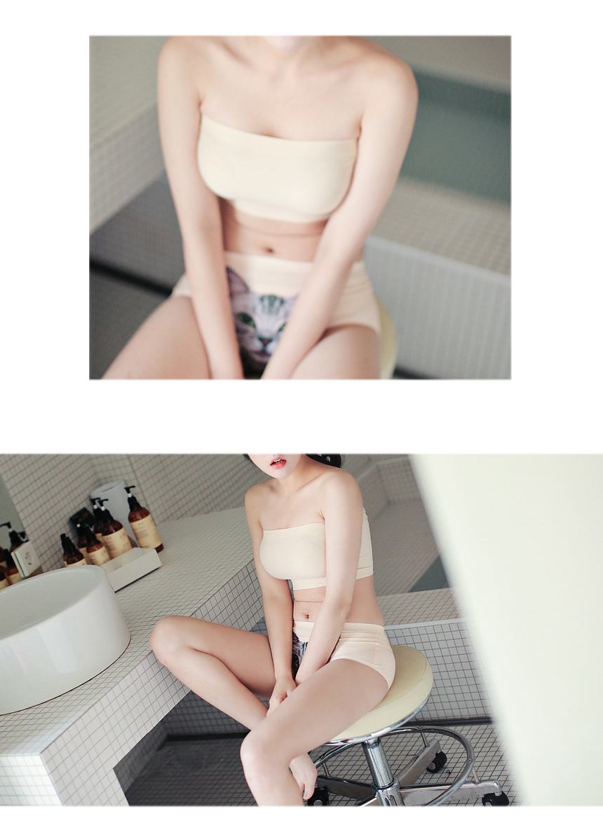 Plain Line Top LU04 Wedding Underwear NoWear Bride