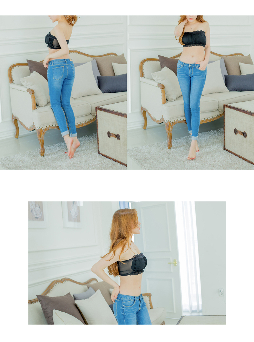 Frill Tube Top LU05 Wedding Underwear