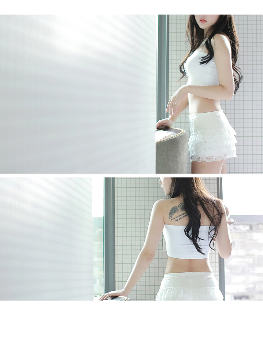 Plain Line Top LU04 Wedding Underwear NoWear Bride