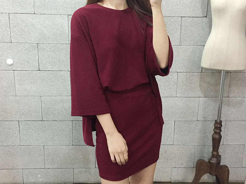 Beautiful autumn two-piece set Casual Knit Coordin