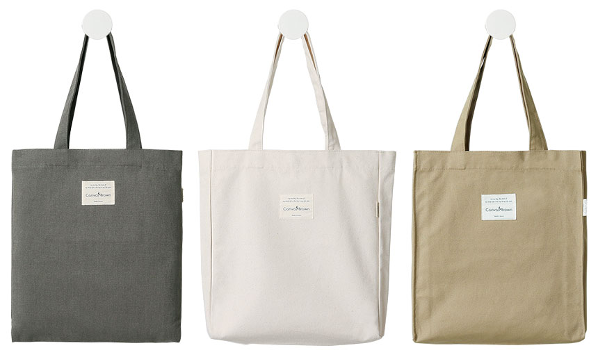 Plain Shoulder Eco Bag Back Women Men Canvas Back 